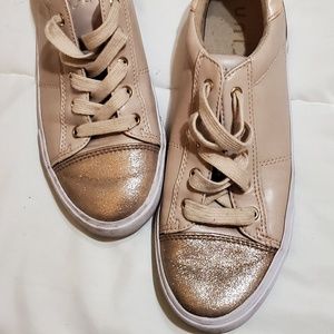 Unisa Pink sparkle tip shoes